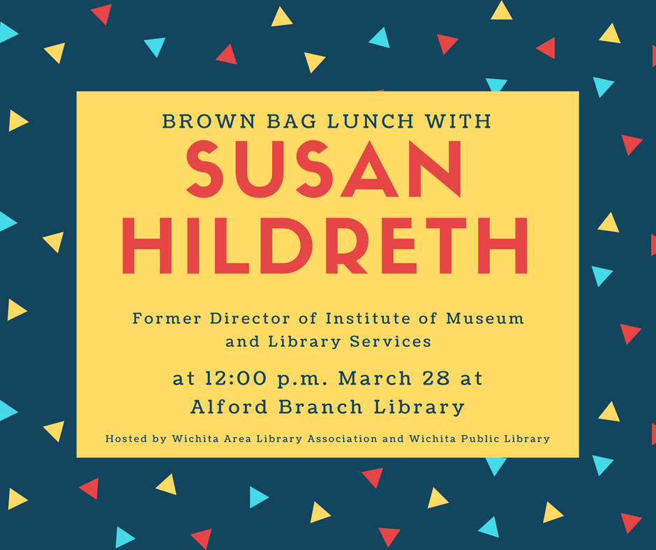 Susan Hildreth flyer for brown bag lunch event